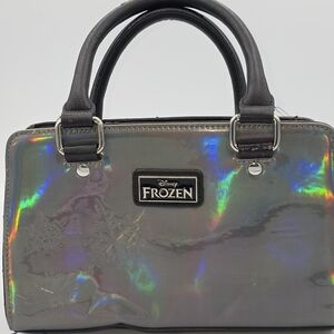 Disney Frozen Loungefly Purse Elsa Embossed Simulated Leather Snowflake